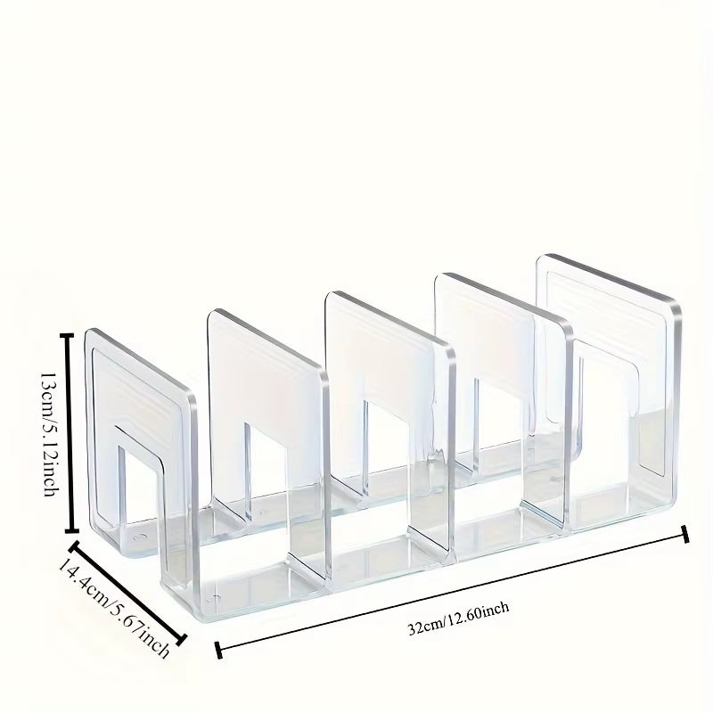 Handbag and Wallet Storage Rack - Transparent Plastic Bag Storage Partition, for Closet and Retail Display