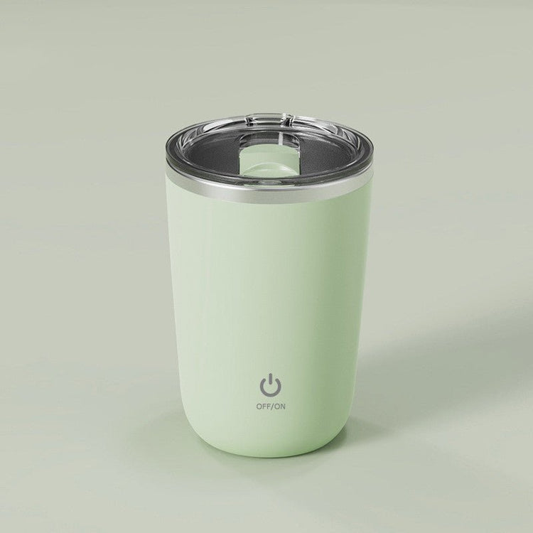 350ml Automatic Self Stirring Mug Coffee Milk Juice Mixing Cup Electric Stainless Steel Lazy Rotating Mug Magnetic Stirring Cup Kitchen Gadgets - Mellies