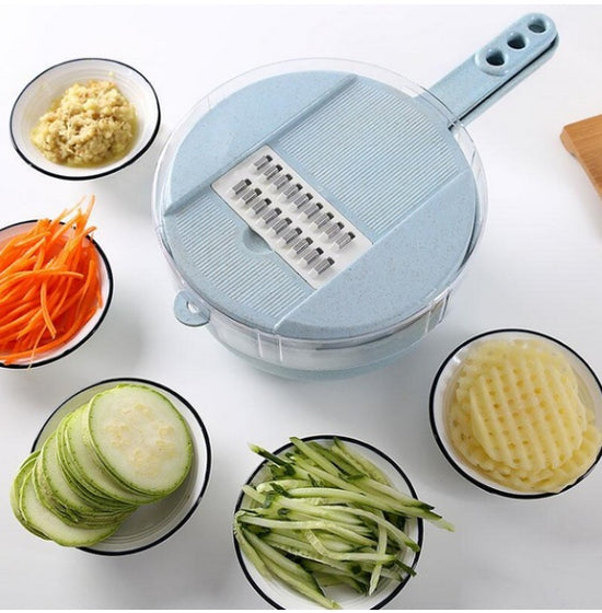 8 In 1 Mandoline Slicer with Strainer