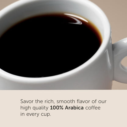 Coffee, Smooth and Balanced, Medium Roast Coffee K-Cups, Made with 100% Arabica Coffee, All-Natural, No Preservatives, Coffee Pods for Keurig Coffee Machines, Classico, 20 Count