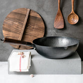 Iron Pan Traditional Iron Wok Handmade - Mellies