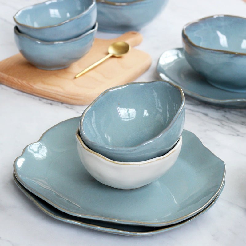 Nordic creative irregular ceramic tableware - Mellies