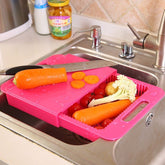 Multifunction Cutting Board with Drain Basket - Mellies