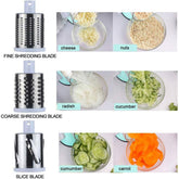 Manual Kitchen Accessories Multifunctional Round Mandoline Potato Slicer Vegetable Cutter Slicer Cheese Kitchen Gadgets - Mellies