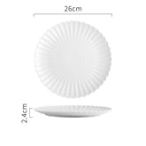 Solid Color Ceramic Dinner Plate | S & L - Mellies