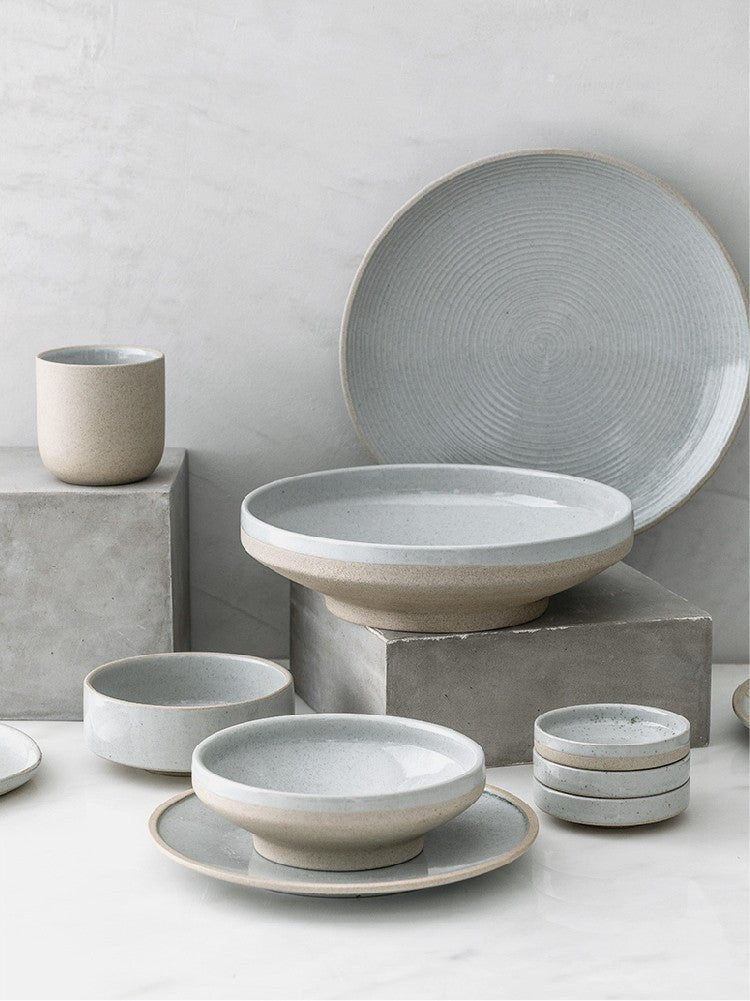 Household Dinner Plate, Flat Plate, Bowl And Plate Set - Mellies