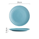 Solid Color Ceramic Dinner Plate | S & L - Mellies