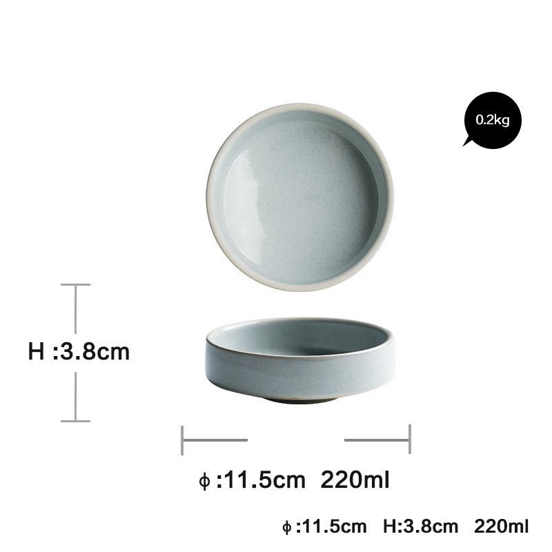Household Dinner Plate, Flat Plate, Bowl And Plate Set - Mellies