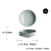 Household Dinner Plate, Flat Plate, Bowl And Plate Set - Mellies
