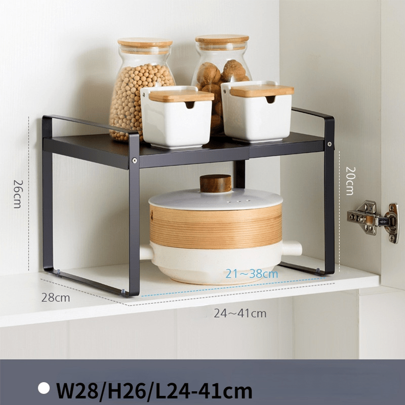 Home Fashion Retractable Kitchen Supplies Rack - Mellies
