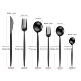 Stainless Steel Knife And Forks Spoon Coffee Spoon Chopsticks Sets - Mellies