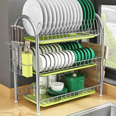 Multi - layer Floor Draining Bowl Rack - Mellies