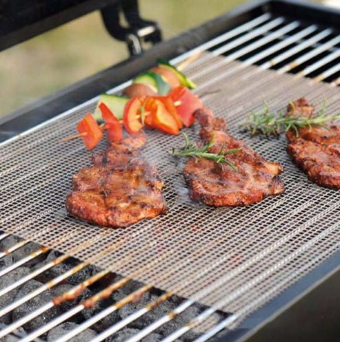 Non-Stick Reusable Baking and Grilling Barbecue Wire Mesh Mat - Mellies