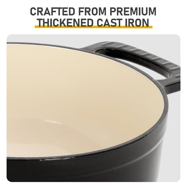 6 Qt Cast Iron Dutch Oven - Mellies