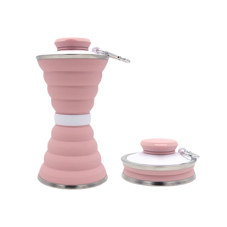 Foldable Silicone Water Bottle | 500ml | BPA - Free - Mellies