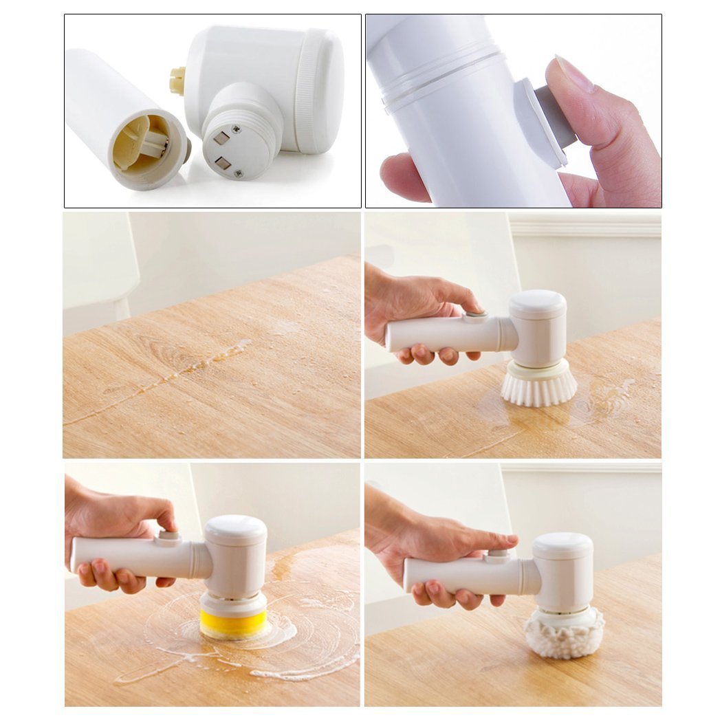 5 In 1 Electric Cleaning Brush - Mellies