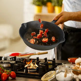 3Pcs Pre-Seasoned Cast Iron Skillet Set 6/8/10in Non-Stick Oven Safe Cookware Heat-Resistant Frying Pan - Mellies