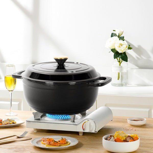 6 Qt Cast Iron Dutch Oven - Mellies