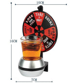 Funny Spinner Rotatable Beer Wine Glass Cup Wine Bar Party Drinking Game Kit Spin Shot Glass Bar Funny Tools Party Drinking Set - Mellies