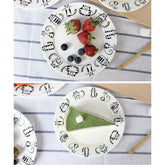 Cute Cat Porcelain Plates | Set of 4 | 6 inch - Mellies