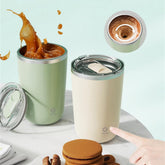 350ml Automatic Self Stirring Mug Coffee Milk Juice Mixing Cup Electric Stainless Steel Lazy Rotating Mug Magnetic Stirring Cup Kitchen Gadgets - Mellies