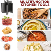 Meat Chopper, Hamburger Grinder, Premium Heat Resistant Smasher For Ground Beef, Burger Grinder Nylon Potato Mix Tool - Mellies