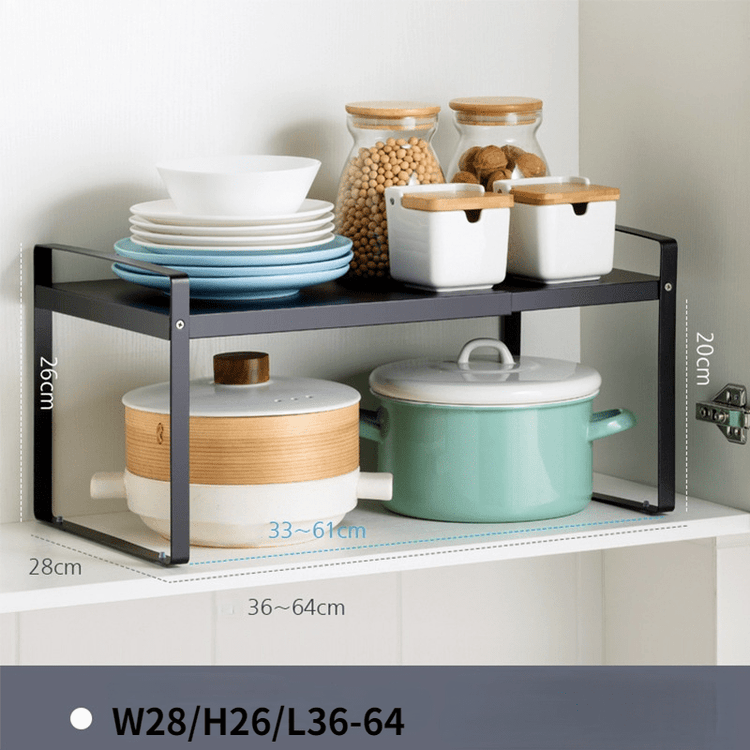 Home Fashion Retractable Kitchen Supplies Rack - Mellies
