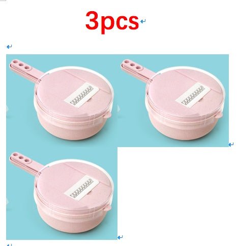 8 In 1 Mandoline Slicer Vegetable Slicer Potato Peeler Carrot Onion Grater With Strainer Vegetable Cutter Kitchen Accessories - Mellies