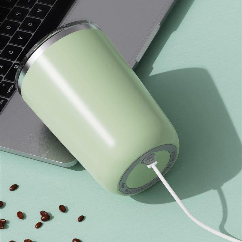 350ml Automatic Self Stirring Mug Coffee Milk Juice Mixing Cup Electric Stainless Steel Lazy Rotating Mug Magnetic Stirring Cup Kitchen Gadgets - Mellies