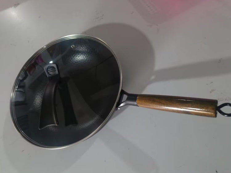 Iron Pan Traditional Iron Wok Handmade - Mellies