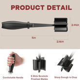 Meat Chopper, Hamburger Grinder, Premium Heat Resistant Smasher For Ground Beef, Burger Grinder Nylon Potato Mix Tool - Mellies