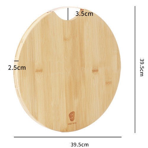 Bamboo Round Cutting Board - Mellies