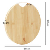Bamboo Round Cutting Board - Mellies