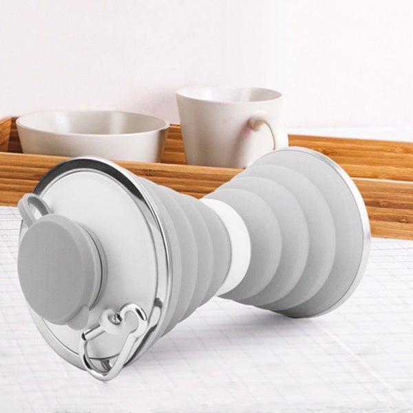 Foldable Silicone Water Bottle | 500ml | BPA - Free - Mellies