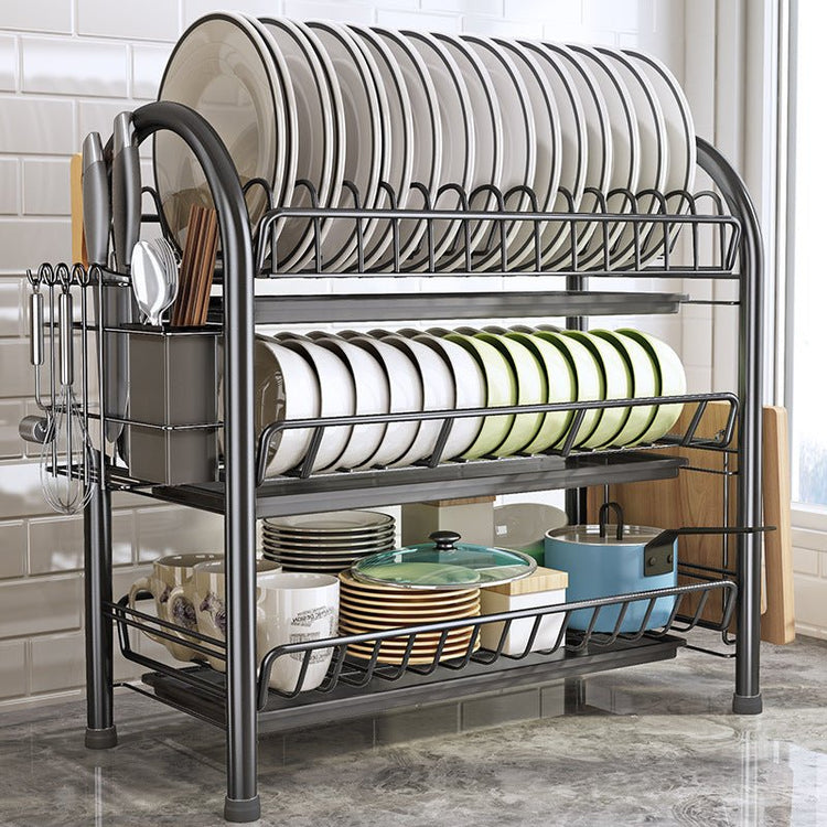 Multi - layer Floor Draining Bowl Rack - Mellies