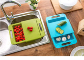 Multifunction Cutting Board with Drain Basket - Mellies
