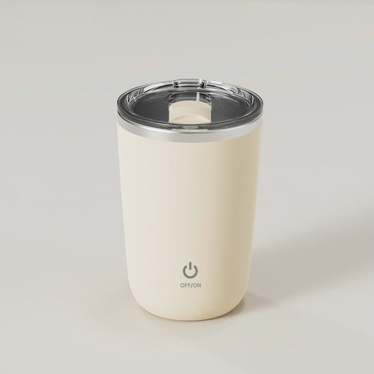 350ml Automatic Self Stirring Mug Coffee Milk Juice Mixing Cup Electric Stainless Steel Lazy Rotating Mug Magnetic Stirring Cup Kitchen Gadgets - Mellies