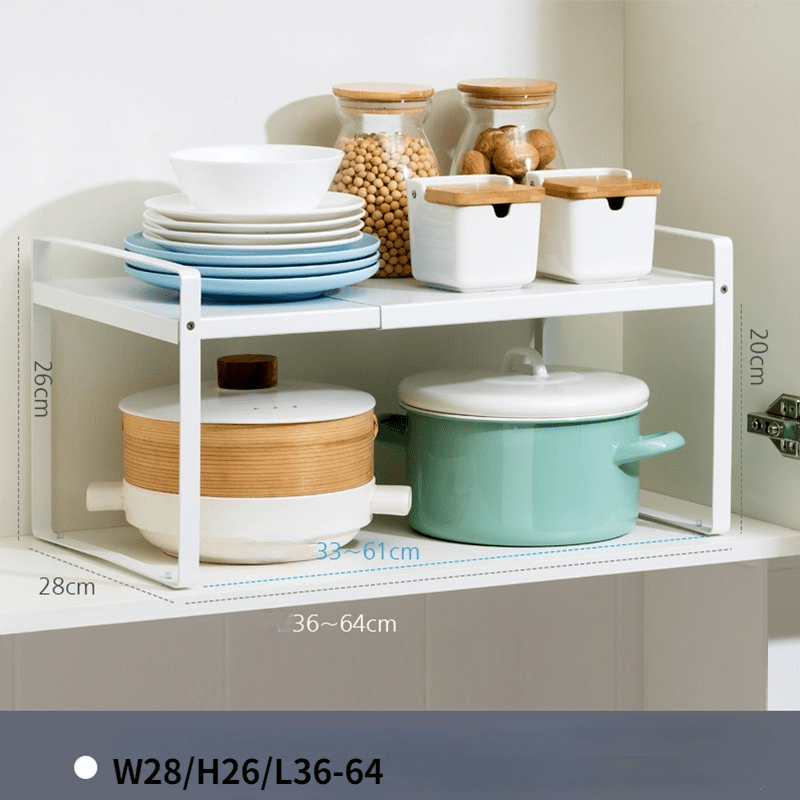 Home Fashion Retractable Kitchen Supplies Rack - Mellies