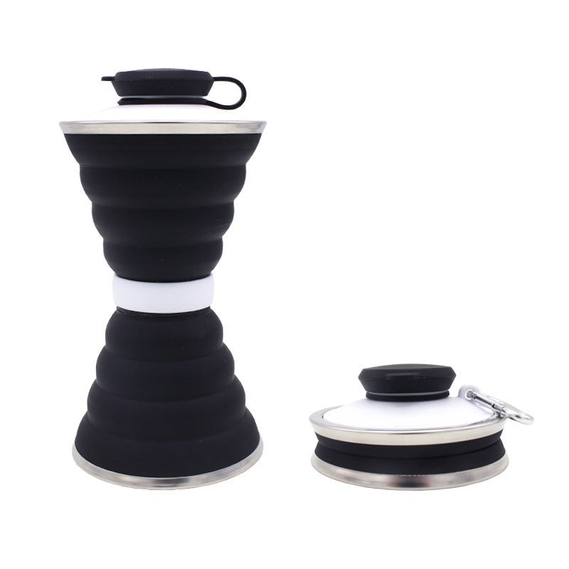 Foldable Silicone Water Bottle | 500ml | BPA - Free - Mellies