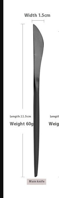 Stainless Steel Knife And Forks Spoon Coffee Spoon Chopsticks Sets - Mellies