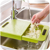Multifunction Cutting Board with Drain Basket - Mellies