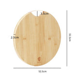 Bamboo Round Cutting Board - Mellies