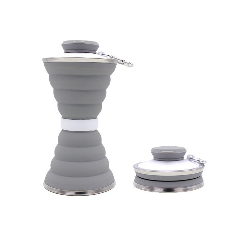 Foldable Silicone Water Bottle | 500ml | BPA - Free - Mellies