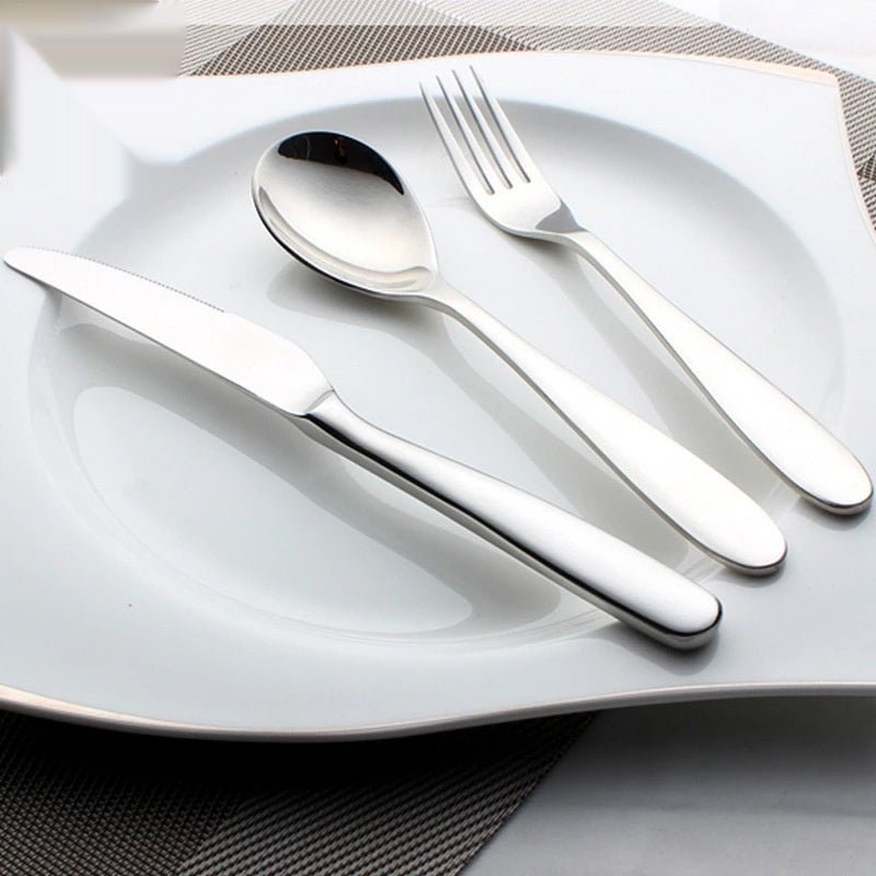 Stainless Steel Knife And Forks Spoon Coffee Spoon Chopsticks Sets - Mellies