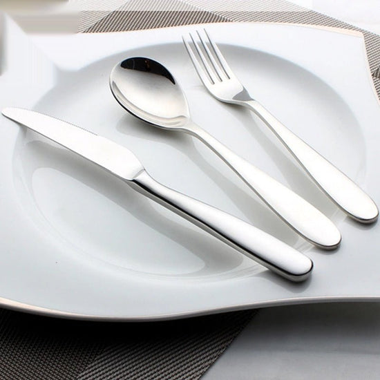 Stainless Steel Knife And Forks Spoon Coffee Spoon Chopsticks Sets - Mellies