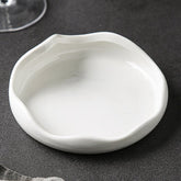 White Porcelain Serving Dish | Ridged Design | 3 Sizes - Mellies