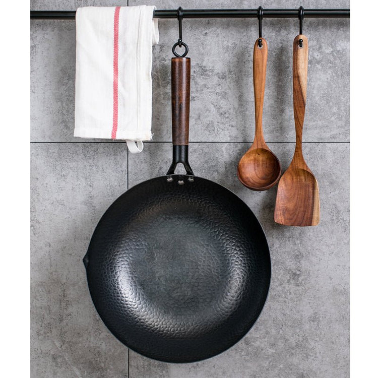 Iron Pan Traditional Iron Wok Handmade - Mellies